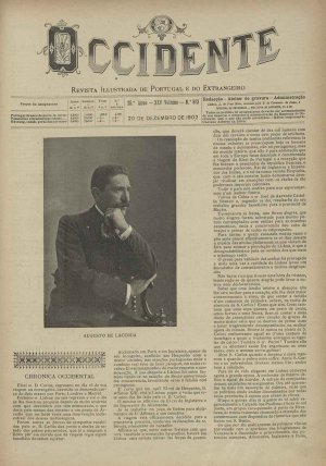 capa do A. 25, n.º 863 de 20/12/1902