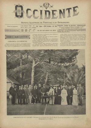 capa do A. 26, n.º 894 de 30/10/1903