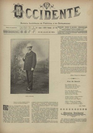 capa do A. 27, n.º 921 de 30/7/1904