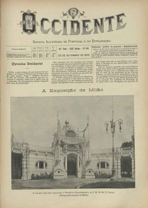 capa do A. 29, n.º 999 de 30/9/1906