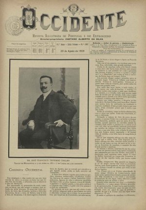 capa do A. 31, n.º 1067 de 20/8/1908