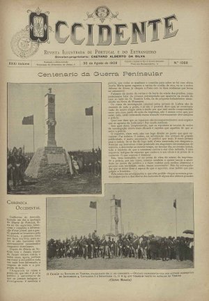 capa do A. 31, n.º 1068 de 30/8/1908