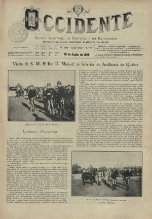capa do A. 32, n.º 1097 de 20/6/1909