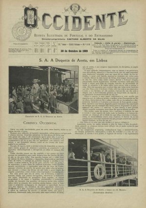 capa do A. 32, n.º 1110 de 30/10/1909