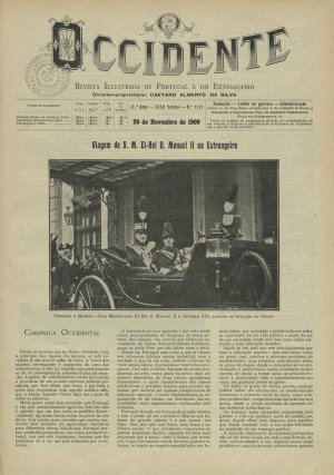 capa do A. 32, n.º 1112 de 20/11/1909