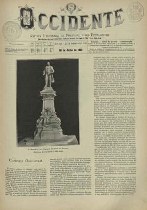 capa do A. 33, n.º 1136 de 20/7/1910