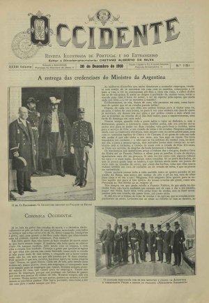capa do A. 33, n.º 1151 de 20/12/1910