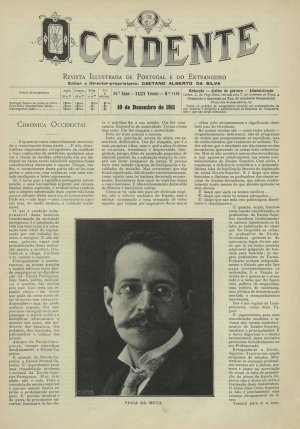 capa do A. 34, n.º 1186 de 10/12/1911