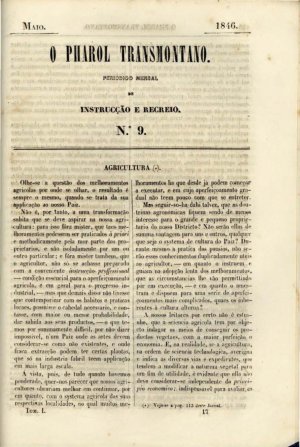 capa do N.º 9 de 0/5/1846