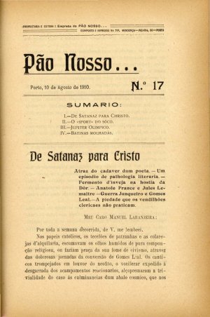 capa do N.º 17 de 10/8/1910