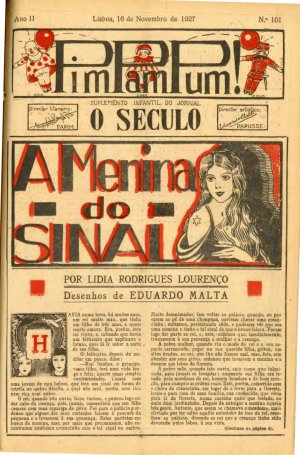 capa do A. 2, n.º 101 de 16/11/1927