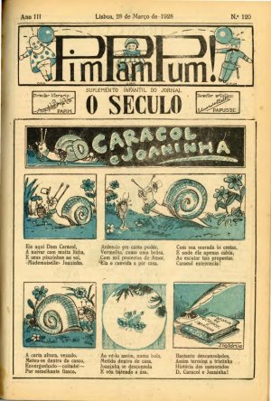 capa do A. 3, n.º 120 de 28/3/1928