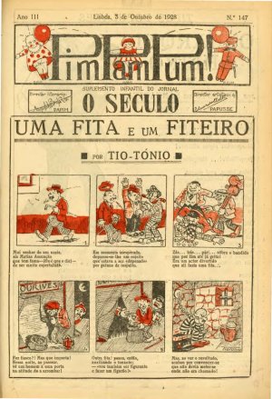 capa do A. 3, n.º 147 de 3/10/1928