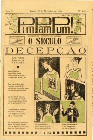 capa do A. 3, n.º 155 de 28/11/1928
