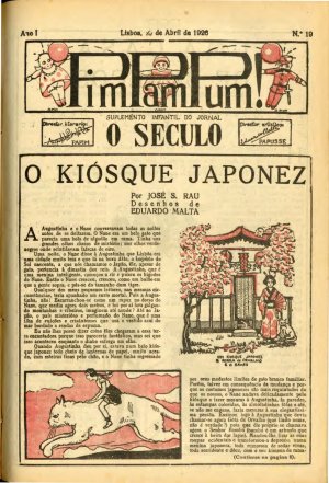 capa do A. 1, n.º 19 de 13/4/1926