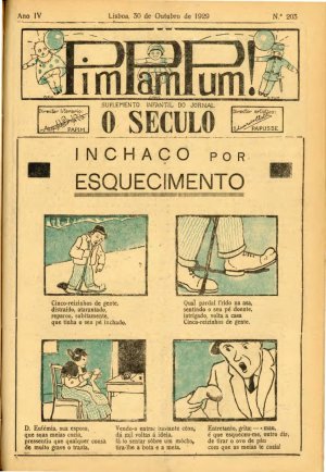 capa do A. 4, n.º 203 de 30/10/1929
