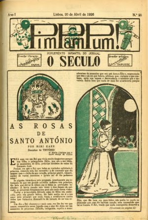 capa do A. 1, n.º 20 de 20/4/1926