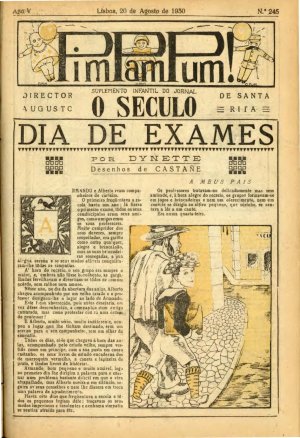 capa do A. 5, n.º 245 de 20/8/1930