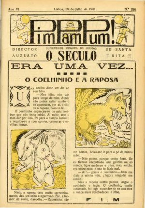 capa do A. 6, n.º 290 de 16/7/1931