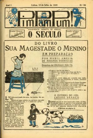 capa do A. 1, n.º 32 de 15/7/1926