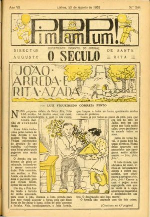 capa do A. 7, n.º 344 de 25/8/1932