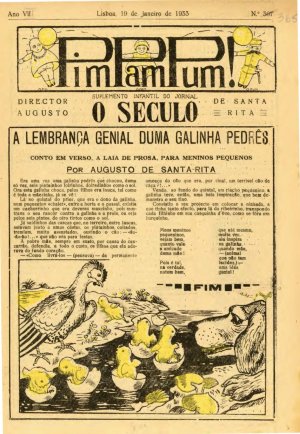 capa do A. 8, n.º 365 de 19/1/1933