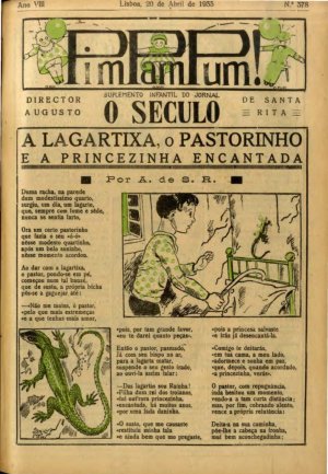 capa do A. 8, n.º 378 de 20/4/1933