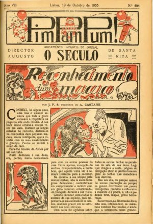 capa do A. 8, n.º 404 de 19/10/1933