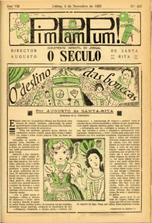 capa do A. 8, n.º 407 de 9/11/1933