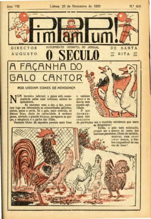 capa do A. 8, n.º 409 de 23/11/1933
