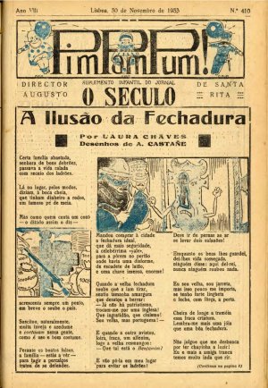 capa do A. 8, n.º 410 de 30/11/1933