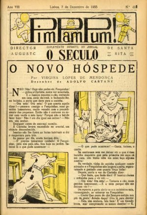 capa do A. 8, n.º 411 de 7/12/1933