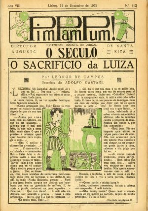 capa do A. 8, n.º 412 de 14/12/1933