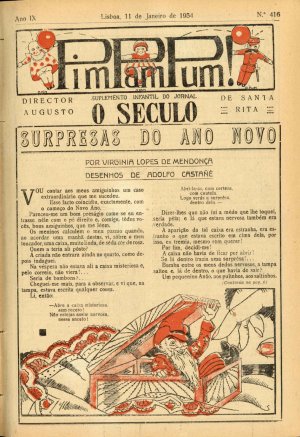 capa do A. 9, n.º 416 de 11/1/1934