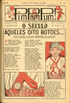 capa do A. 9, n.º 421 de 15/2/1934