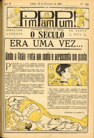 capa do A. 9, n.º 422 de 22/2/1934