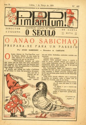 capa do A. 9, n.º 423 de 1/3/1934