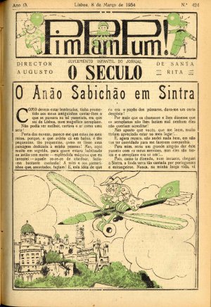 capa do A. 9, n.º 424 de 8/3/1934