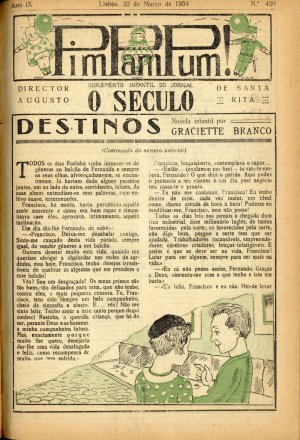 capa do A. 9, n.º 426 de 22/3/1934