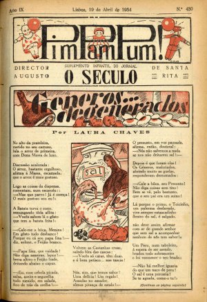 capa do A. 9, n.º 430 de 19/4/1934