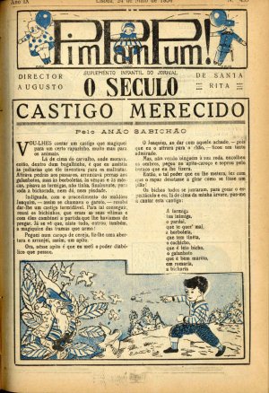 capa do A. 9, n.º 435 de 24/5/1934