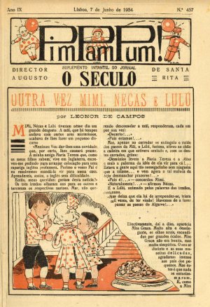capa do A. 9, n.º 437 de 7/6/1934