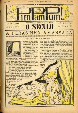 capa do A. 9, n.º 439 de 21/6/1934