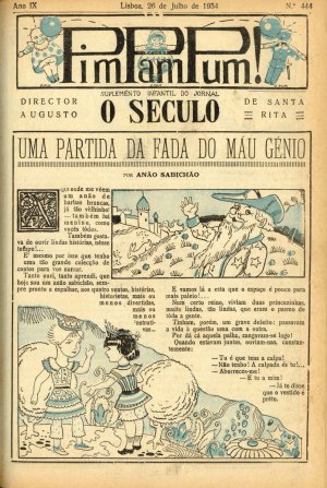 capa do A. 9, n.º 444 de 26/7/1934
