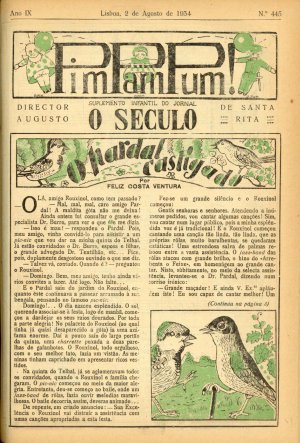 capa do A. 9, n.º 445 de 2/8/1934