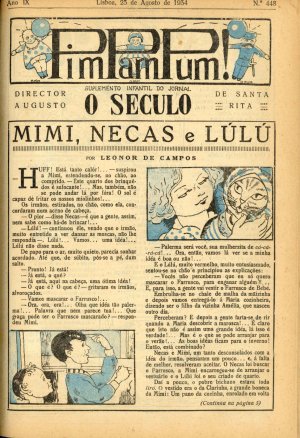capa do A. 9, n.º 448 de 23/8/1934
