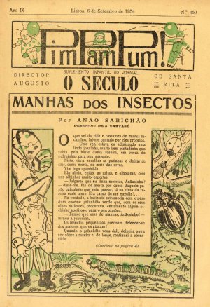 capa do A. 9, n.º 450 de 6/9/1934