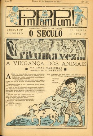 capa do A. 9, n.º 451 de 13/9/1934