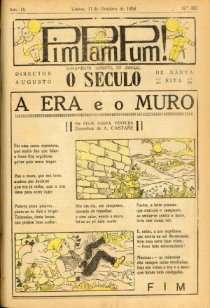 capa do A. 9, n.º 455 de 11/10/1934