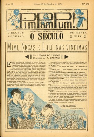 capa do A. 9, n.º 457 de 25/10/1934